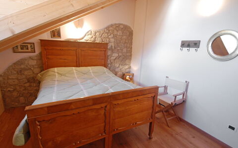 Barcis Lake 100: Room, Bed, Furniture, Bedroom, Property, Bed Frame, Attic, Floor, Wood Stain, Mattress
