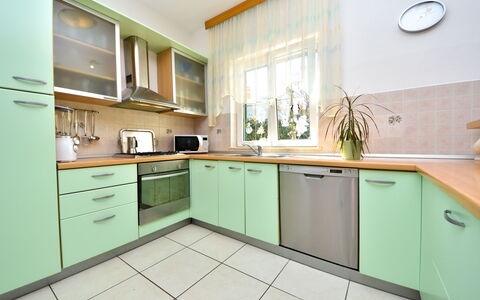 Bila Vila: Property, Room, Cabinetry, Furniture, Kitchen, Green, Interior Design, Yellow, Countertop, Real Estate