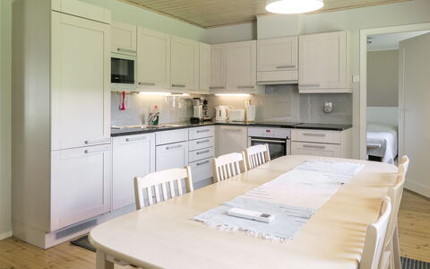 Suvela: Furniture, Interior Design, Flooring, Wood, Floor, Ceiling, Kitchen & Dining Room Table, Kitchen, Table, Wood Flooring