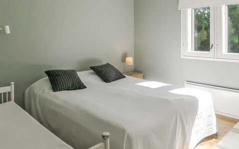 Suvela: Bed, Bedroom, Interior Design, Bedding, Floor, Flooring, Bed Sheet, Wood, Linens, Furniture