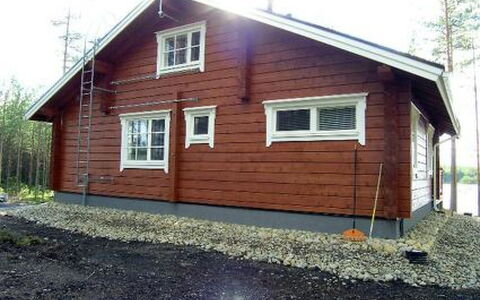 Syvälahti: Wood, Snow, Cottage, Winter, Roof, Home, Freezing, Log Cabin, Siding, Slope