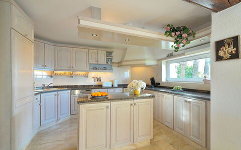 Vista Panorama: Room, Countertop, Property, Kitchen, Cabinetry, Furniture, Building, Interior Design, Floor, Yellow