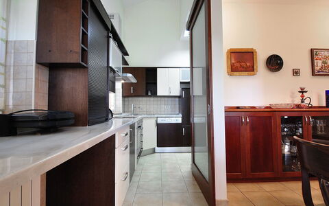 Vesna: Countertop, Room, Property, Furniture, Kitchen, Building, Floor, Interior Design, Cabinetry, House