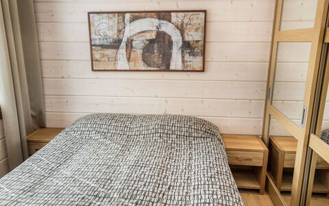 Villa Illi: Furniture, Bed, Bedroom, Flooring, Floor, Wood, Interior Design, Bed Sheet, Bedding, Linens