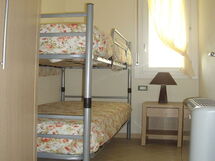 Room with bunk beds