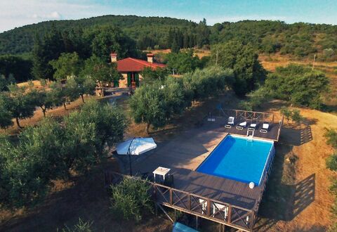 Civitella: Property, Aerial Photography, Hill Station, House, Real Estate, Estate, Rural Area, Swimming Pool, Tree, Home