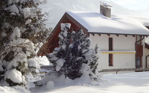 Seekarblick: Snow, Building, Sky, Cloud, Plant, Window, House, Branch, Tree, Architecture