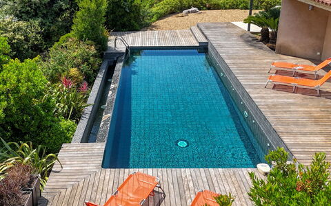 Kisokawa: Swimming Pool, Composite Material, Outdoor Furniture, Eco Hotel, Water Feature, Resort, Leisure, Garden, Backyard, Shade