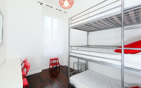 Villa Chalmette: Room, Red, Property, Interior Design, Building, Furniture, House, Real Estate, Architecture, Floor