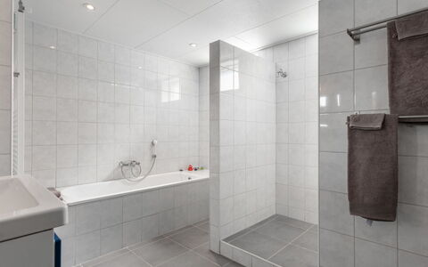 Zeeuws-Vlaanderen: Bathroom, Plumbing Fixture, Shower, Interior Design, Shower Door, Building, Flooring, Floor, Shower Head