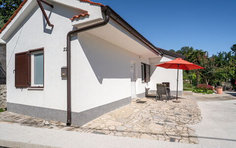 Opatija Ika 106: Wall, Building, House, Home, Roof, Residential Area, Architecture, Facade, Cottage, Human Settlement