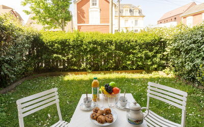 Cabourg 101: Furniture, Property, Table, Cabinetry, Chair, Wood, Building, Lighting, Countertop, Interior Design