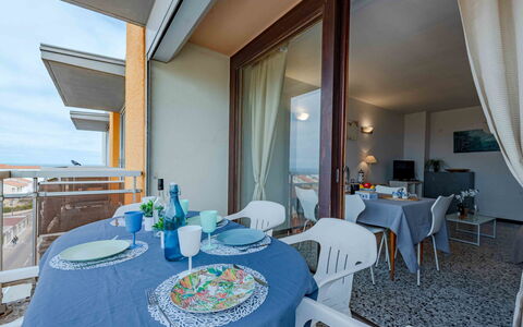 Le Suffren: Apartment, Furniture, Residential Area, Balcony, Condominium, Chair, Shade, Resort, Coast, Hotel