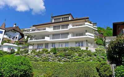 Ennetbürgen 100: Sky, Plant, Cloud, Building, Property, Window, Nature, Tree, Architecture, Urban Design