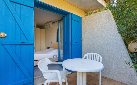Le Lavandou 135: Blue, Outdoor Furniture, Shade, Chair, Sunlounger, Hotel, Resort, Swimming Pool