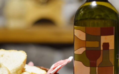 Opatija Pobri 112: Food, Tableware, Bottle, Glass Bottle, Wine, Drinkware, Table, Yellow, Ingredient