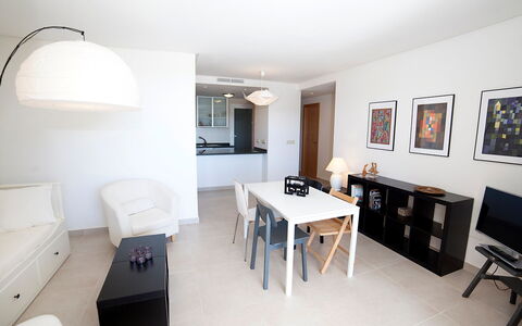 Altea 49: Room, Property, Furniture, Interior Design, Building, Table, House, Ceiling, Floor, Dining Room
