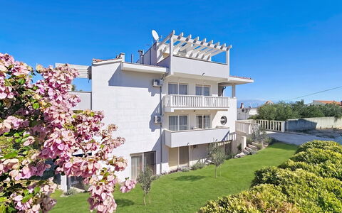 Trogir Slatine 166: Swimming Pool, Mountain Range, Eco Hotel, Resort, Estate, Valley, Villa, Landscaping, Resort Town, Backyard