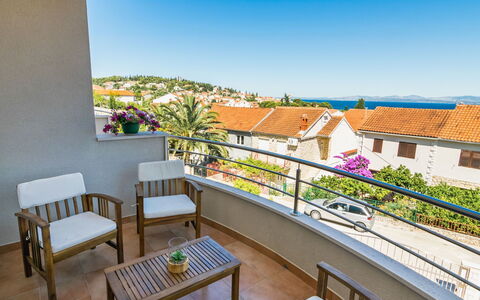 Brač Sutivan 104: Property, Balcony, Building, Real Estate, House, Room, Resort, Apartment, Home, Sky