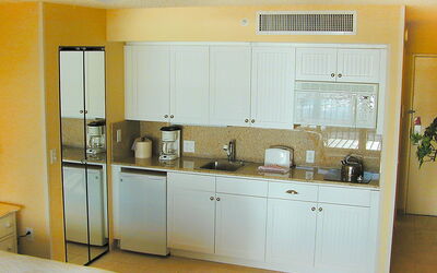 Gulf Resort 10.2: Countertop, Cabinetry, Building, Kitchen Appliance, Kitchen Sink, Kitchen Stove, Sink, Kitchen, House, Interior Design