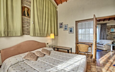 Poggiluglio: Bedroom, Room, Property, Furniture, Bed, Interior Design, Bed Sheet, Building, Bed Frame, House