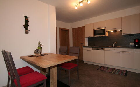 Längenfeld 380: Room, Furniture, Property, Interior Design, Building, Floor, Countertop, Kitchen, Table, Cabinetry