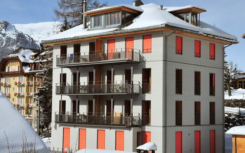 Eden Apt.d: Snow, Building, Property, Window, Sky, Tree, House, Urban Design, City, Roof