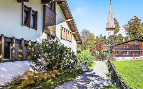 Primula Apt. B: House, Architecture, Home, Cottage, Garden, Landscaping, Spire, Yard, Eco Hotel, Steeple