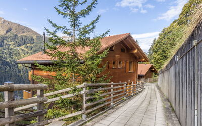 Wengen 34: Sky, Cloud, Plant, Property, Mountain, Building, Leaf, Fence, Wood, Tree