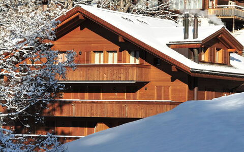 Roossihuus Apt.s: Snow, Winter, Home, Property, House, Log Cabin, Roof, Tree, Building, Real Estate