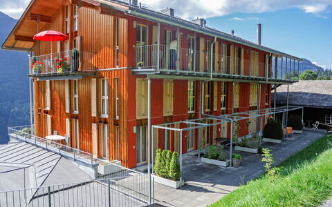 Schweizerheim Apt.5: House, Property, Building, Architecture, Facade, Home, Wood, Roof, Material Property, Real Estate