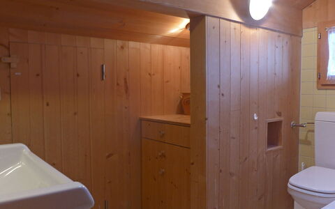 Wätterlücke: Room, Bathroom, Property, Wall, Wood Stain, Plumbing Fixture, Toilet, Wood, Floor, Plywood