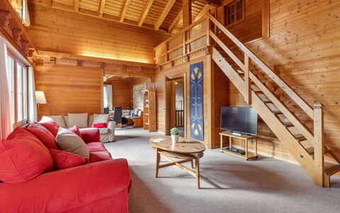 Arche: Couch, Furniture, Interior Design, Wood, Floor, Flooring, Comfort, Real Estate, Living Room, Beam