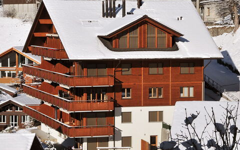 Wengen 602: Snow, Building, Window, Property, World, House, Wood, Freezing, Cottage, Urban Design