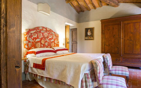Casa delle Fiabe: Bedroom, Bed, Furniture, Room, Property, Bed Sheet, Bed Frame, Interior Design, Ceiling, Wall