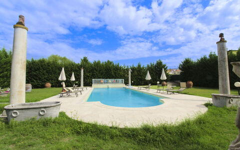Villa Quattro Mori: Garden, Lawn, Landscaping, Shade, Outdoor Furniture, Park, Hacienda, Estate, Yard, Eco Hotel