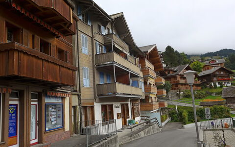 Central: Building, Window, Residential Area, Neighbourhood, Town, House, Home, Urban Design, Human Settlement, Apartment