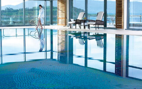 Pairc Na Saileac: Water, Property, Building, Sky, Blue, Azure, Architecture, Shade, Flooring, Floor