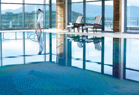Pairc Na Saileac: Water, Property, Building, Sky, Blue, Azure, Architecture, Shade, Flooring, Floor