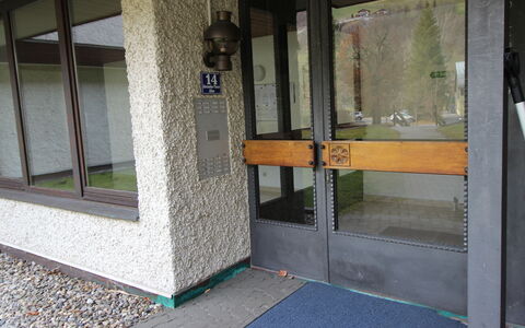 Bad Hofgastein 240: Building, Window, Door, Wood, Flooring, Shade, Glass, Gas, Composite Material