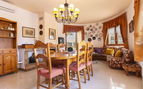 Nellyana: Room, Property, Dining Room, Furniture, Interior Design, Yellow, Building, Ceiling, Table, Real Estate