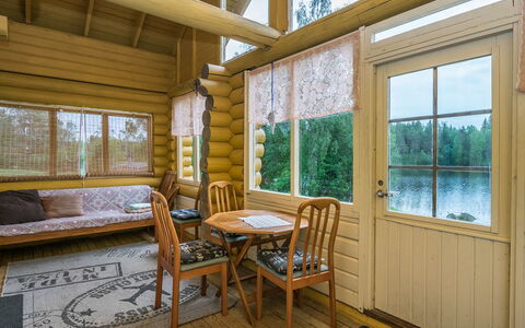 Ahvenranta: Tree, Bank, House, Cottage, Lake, Pond, Forest, Log Cabin