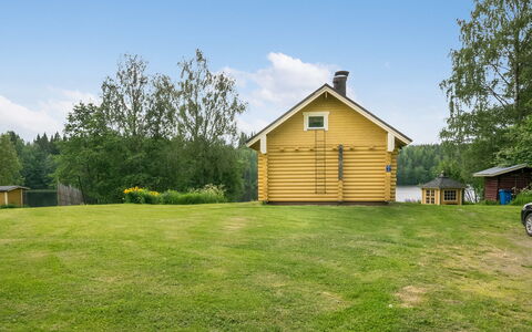 Ahvenranta: Tree, Bank, House, Cottage, Lake, Pond, Forest, Log Cabin