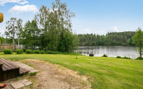 Ahvenranta: Tree, Bank, House, Cottage, Lake, Pond, Forest, Log Cabin
