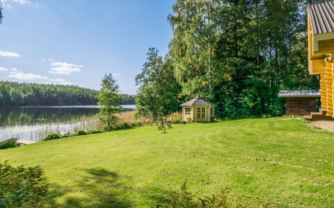 Ahvenranta: Tree, Bank, House, Cottage, Lake, Pond, Forest, Log Cabin
