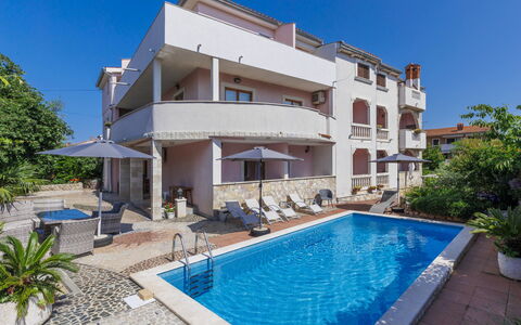 Rovinj 397: Plant, Water, Building, Swimming Pool, Azure, Window, Sky, Tree, Leisure, Shade