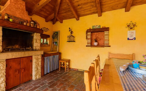 Loreta: Furniture, Property, Building, Cabinetry, Table, Wood, Chair, Countertop, Interior Design, Architecture