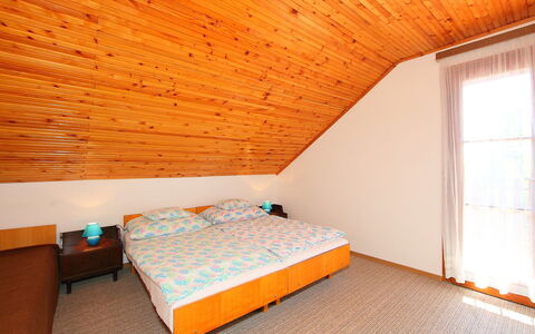 Betula: Bedroom, Room, Bed, Property, Attic, Furniture, Ceiling, Wall, Interior Design, Building