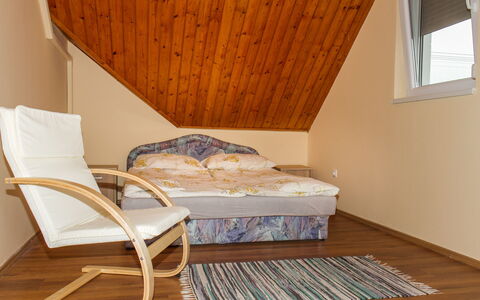 Balatonkeresztur 725: Furniture, Window, Comfort, Wood, Building, Interior Design, Flooring, Floor, Bed Frame, Wood Stain