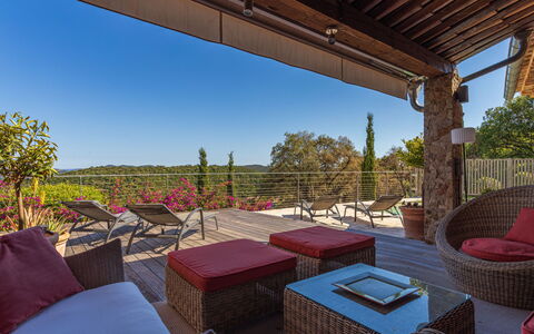 Le Pas de Courtin: Furniture, Chair, Outdoor Furniture, Table, Shade, Outdoor Table, Eco Hotel, Resort, Patio, Garden